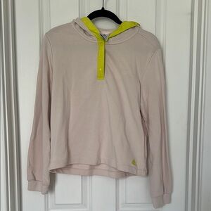 3/$30 Adidas Cream and Yellow Hoodie
